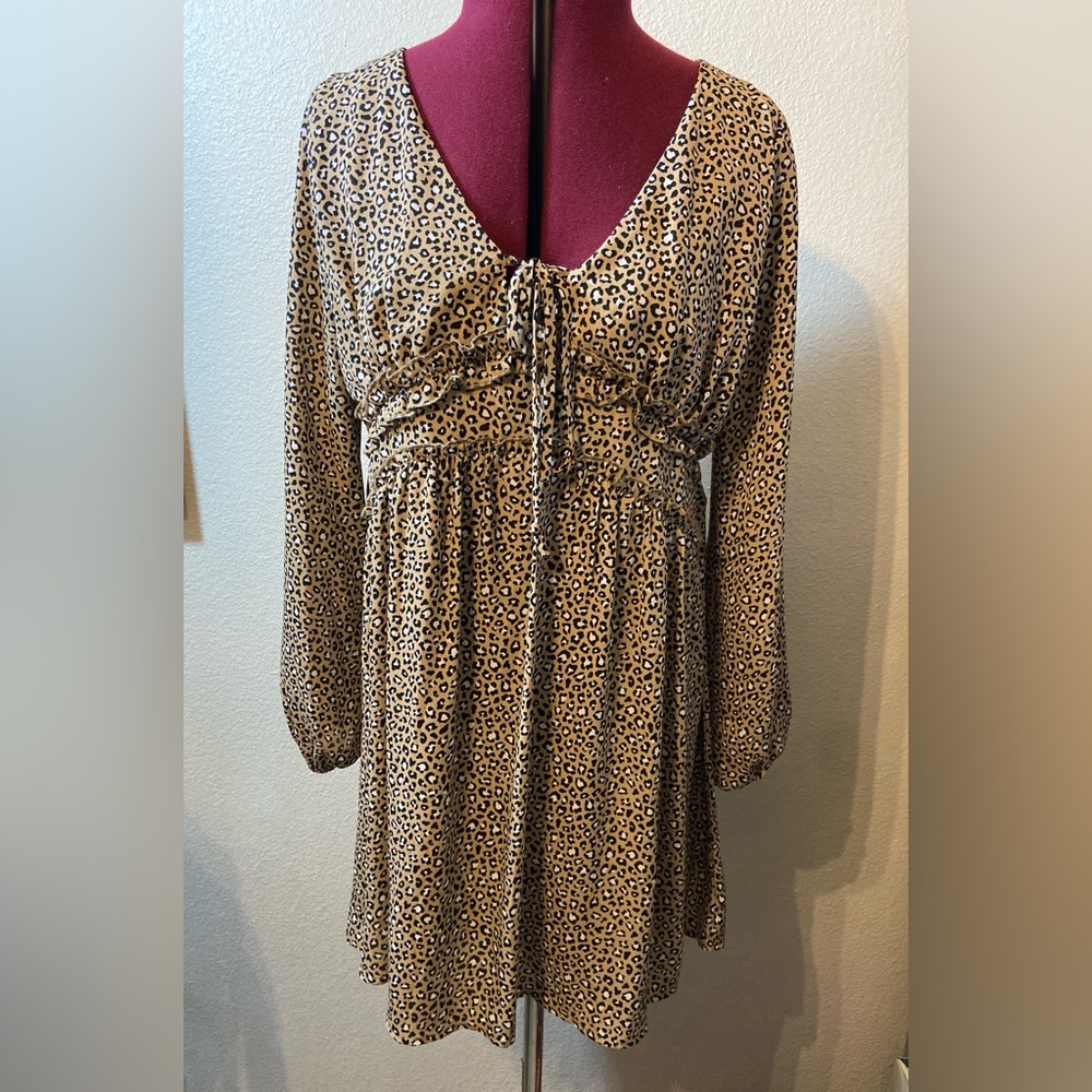 Altar’d State Cheetah Dress Size M - Picture 2 of 14
